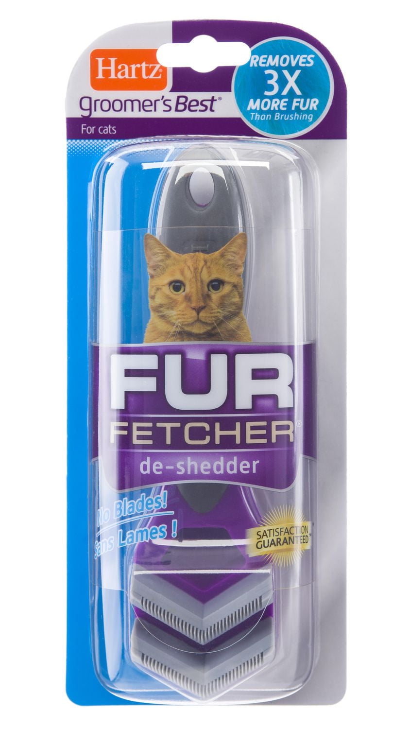 Hartz Fur Fetcher for Cats, Grooming Brush