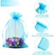 thumbnail image 5 of Bolsas de regalo de organza Bezall de 15 x 20 cm, 100 unidades, color azul lago, 5 of 7