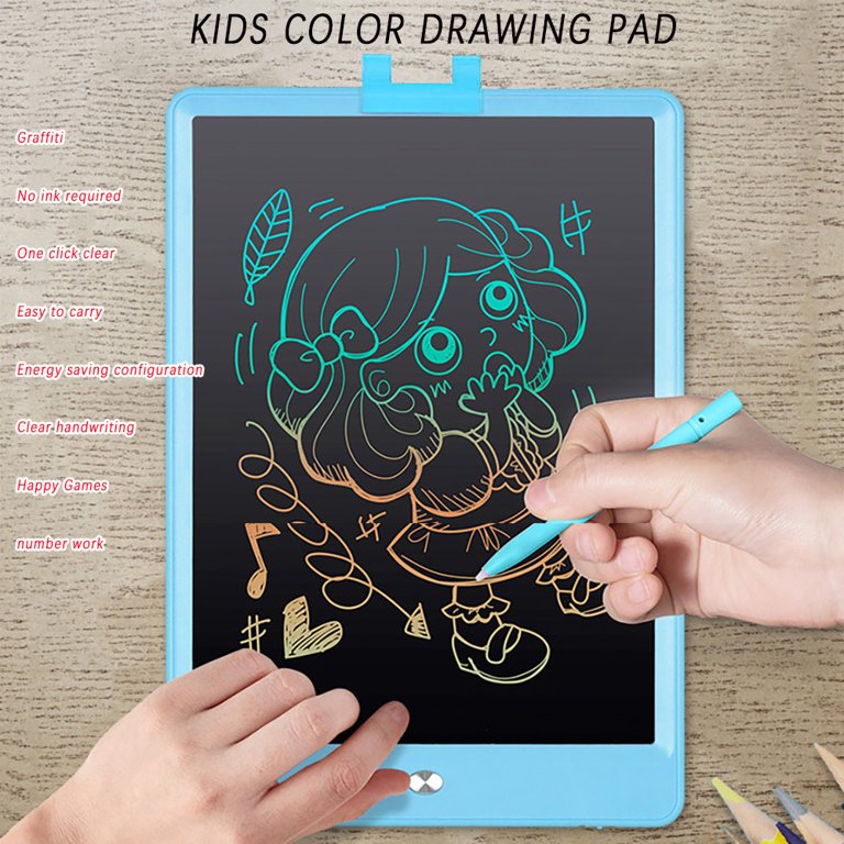 FUNNYFAIRYE LCD Writing Tablet 10 Inch, Colorful Doodle Board Drawing Pad  for Kids, Drawing Board Writing Board Drawing Tablet, Educational Christmas  Boys Toys Gifts 