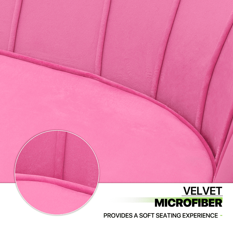 Magshion Modern Velvet Tufted Love Seat, Living Room