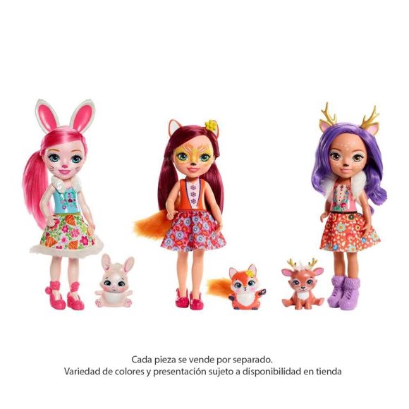 Muñeca Enchantimals Amiga Tierna Sorpresa Varios Modelos 1 pza