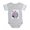 Heather Gray, variant on CafePress - Cute Element Xenon Xe - Cute Infant Baby Football Bodysuit