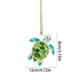 thumbnail image 2 of 5 Pack, Stained Glass Window Hanging Ocean Sea Animal Decor 4.5 Inch Stained Glass Suncatcher Hanging Wall Decor Beach Themed Room Decor for Living Room Bedroom Patio Home Accent,, 2 of 7
