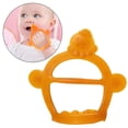 thumbnail image 1 of Juguetes para la dentición del bebé de dentición de silicona de grado alimenticio para pequeños Naranja perfke Mordedor para la dentición, 1 of 8