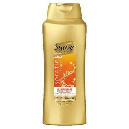 (2 pack) Suave Professionals Keratin Infusion Smoothing Conditioner, 28 (Best Color Depositing Conditioners)