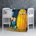 thumbnail image 7 of Adventure Time Anti-Pilling Flannel 32"X48" Super Soft Plush Air Condition Quilt Fluffy Warm Cozy Decorative Blankets, 7 of 7