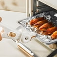 thumbnail image 7 of Goowood Hot Plate Gripper Tongs Upgraded Anti Scald Bowl Clip Non Slip Stainless Steel Plate Lifter for Microwave Oven Air Fryer Accessories, 7 of 7