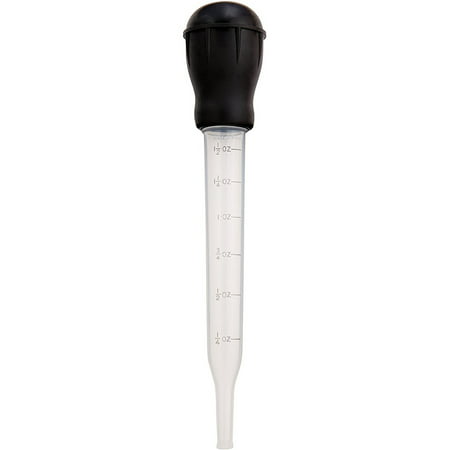 HIC Roasting Heat Resistant Turkey Baster and Meat Marinade Applicator, 11-Inch, 1.5-Ounce