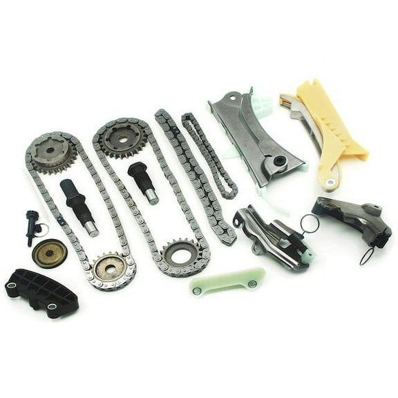 Front Timing Chain Kit with Gears - Compatible with 2003 - 2005, 2007 - 2010 Ford Explorer Sport Trac 4WD 4.0L V6 (For Engines with Balance Shaft) 2004 2008 2009