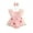 Pink, variant on Musuos Baby Girls Summer Romper Dress 3M 6M 12M 18M Flying Sleeve Strawberry Embroidery Bodysuit with Headband Cute 2Piece Set