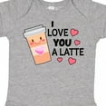 thumbnail image 4 of Inktastic I Love You a Latte with Coffee Cup Boys or Girls Baby Bodysuit, 4 of 5