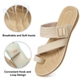 thumbnail image 3 of Ecetana Slide Sandals for Women Flip Flops Comfort Non-Slip Summer Casual Shoes Dressy Beach Sandals, 3 of 6