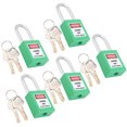thumbnail image 3 of 5Sets 38mm Padlock Lockout Tagout HardWearing Outdoor Waterproof Padlock for School Locker,Gym Locker, Hasp Storage, Fence, Gate, Toolbox, 3 of 7