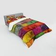 thumbnail image 2 of Ambesonne Abstract Bedding Set 4 Pcs, Rainbow Timber Art, Queen, Multicolor, 2 of 2