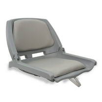 Springfield Marine Traveler Folding Fishing Seat for Boat - Gray Shell & Cushions - 20"