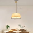 thumbnail image 2 of Elegant Adjustable Hanging Lamp - Modern Trapezoidal Design for Home Decor, 2 of 14