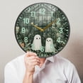 thumbnail image 6 of Yayeee Wall Clock Battery Operated 9.5" Silent Quartz Non-Ticking for Living Room Decor, Cute Ghosts Playing, 6 of 8