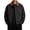 Black, variant on Men's Full Zip Utility Jacket Winter Coat Lapel Collar Long Sleeve Loose Fit Casual Outerwear with Pockets for Work Vacation Holiday Daily Wear