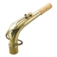 thumbnail image 1 of Cuello de Saxo B65 Saxofón alto Saxofón Cuello doblado Latón Mi bemol Codo para saxo alto Boquilla de 24,5 mm con almohadilla de cuero profesional Pieza de repuesto para saxo con aislamiento térmico Tomshoo Cuello de Saxo, 1 of 6