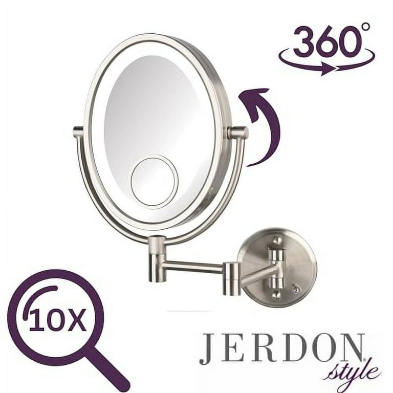 Jerdon makeup deals mirror 10x