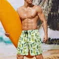 thumbnail image 2 of XYZCANDO Funny Pickles Couple Matching Beach Set Men Board Shorts Women Drawstrings Bikini High Waisted Bathing Suit Matching Swimwear Hawaiian Style Vacation Outfit for Beach Pool Honeymoon Travel, 2 of 6