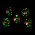 thumbnail image 1 of 5PCS Game Dice Creative Glow at Night Round Corner Table Game Dice Party Dice, 1 of 4