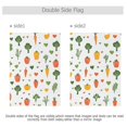 thumbnail image 4 of Yayeee Garden Flag 28" x 40" Double Sided Outdoor Yard Lawn Holiday Decorations, Green Cute Vegetables, 4 of 6