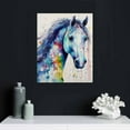 thumbnail image 4 of COMIO Canvas Wall Art Horse Print Picture Colourful Painting Photo with Framed Artwork for Walls, 4 of 4