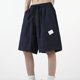 thumbnail image 3 of pstuiky Pantalones cortos casuales para hombre, Pantalones cortos deportivos de entrenamiento físico de color sólido para hombre, transpirables, con bolsillos, estilo crop top, 3 of 6
