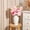 Pink, variant on Japceit Handmade Knitted Rose Flower Stem Crochet Wool Yarn Bouquet Calla Lily Faux Plant for Home Vase Decoration Gift