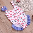 thumbnail image 3 of DPTALR Children Kids Girls Bikini Bowknot Beach Swimsuits Bathing Suits, 3 of 9