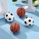 thumbnail image 3 of 16 colgantes de resina con diseño de pelotas de baloncesto y fútbol en 3D para hombres y mujeres, para pendientes, pulseras, collares y bisutería., 3 of 6
