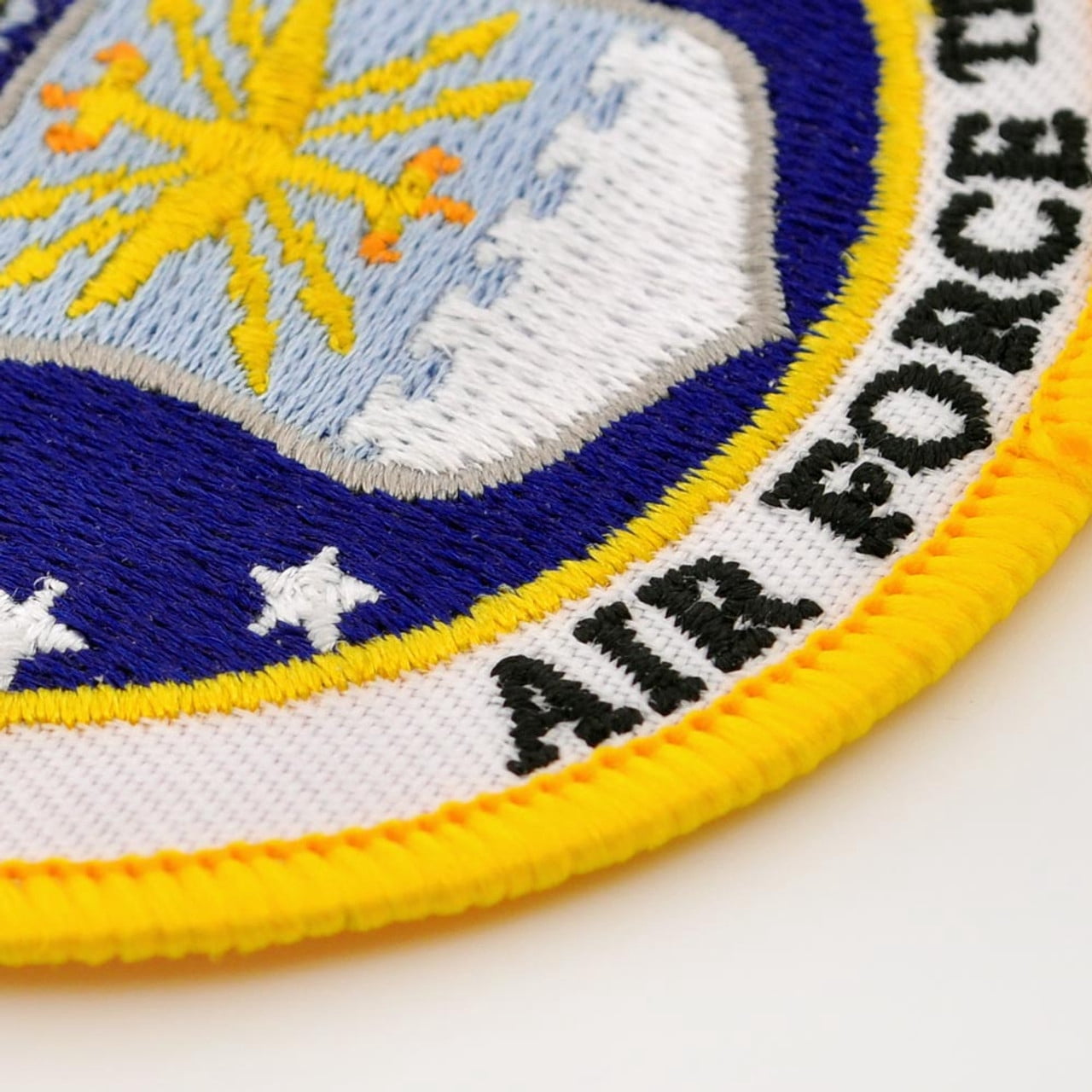 PinMart's Officially Licensed U.S. Air Force Round Logo Embroidered Patch – Iron On - 10 Pack