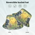 thumbnail image 5 of Daiia Flower Butterfly Skull Couple Pattern Bucket Hat - Trendy Cotton Sun Hat for Beach, Golf, Fishing - Fun Outdoor Vacation Boonie for Men and Women, 5 of 9