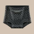 thumbnail image 4 of Purcolt Cotton Underwear for Women Floral Print Stretch Cheeky Panties Soft Breathable Mid Waisted Full Coverage Briefs, 4 of 6