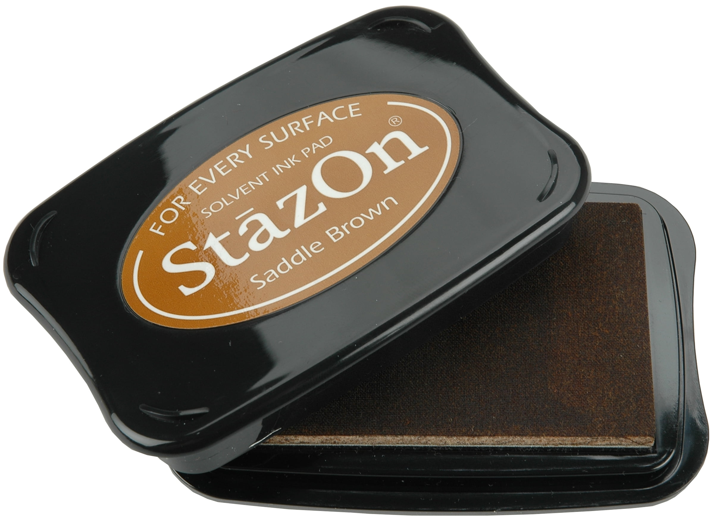 StazOn Solvent Ink Pad-Saddle Brown