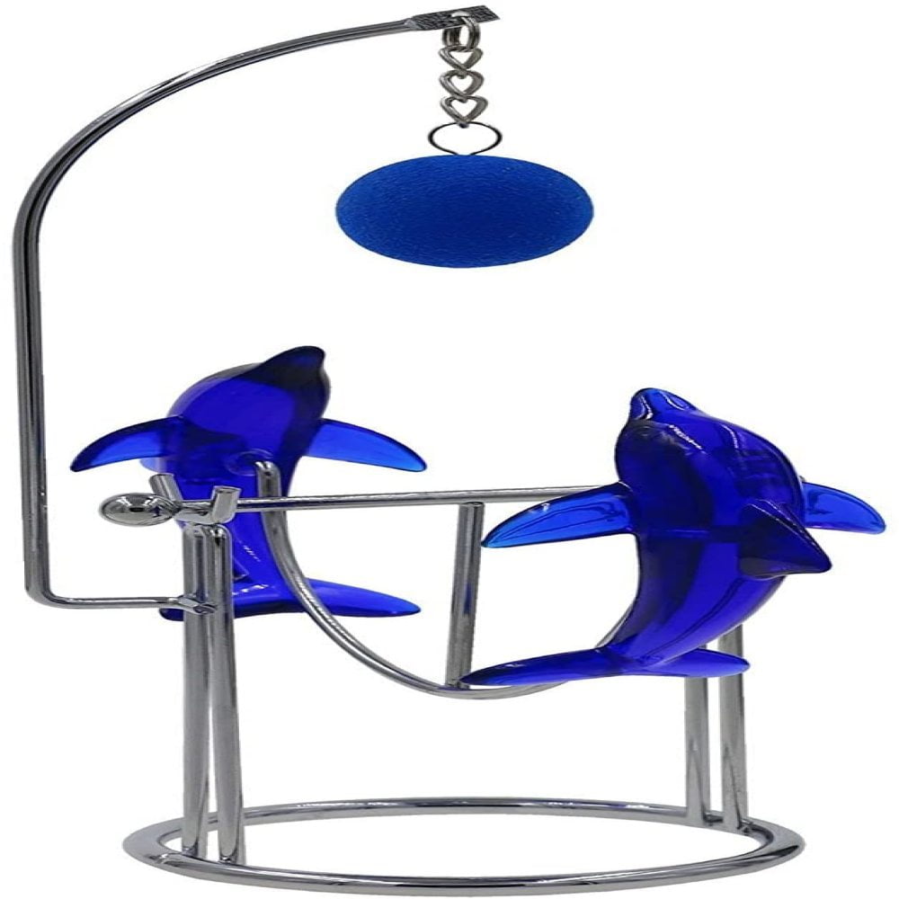 THY COLLECTIBLES Cute Dolphin Desk Toy Physical Swing lucky Toy Executive... 