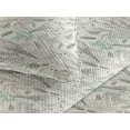 thumbnail image 3 of Ambesonne Bird Print Quilted Bedspread Set 3 Pcs, Flying Animal on Branch, Twin, Off White Taupe Seafoam, 3 of 4
