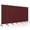 Brown, variant on Costway 6-Panel Folding Room Divider 6FT Rolling Privacy Screen with Lockable Wheels Grey