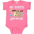 thumbnail image 3 of Inktastic My Auntie Loves Me with Sloth and Hearts Boys or Girls Baby Bodysuit, 3 of 5