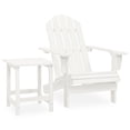 thumbnail image 1 of Silla Adirondack para Patio con Mesa Casafoyer en Madera Maciza de Abeto Blanca, 1 of 5