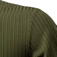thumbnail image 5 of Dagegui Mens Lace Up Shirts Mock Neck Long Sleeve Ribbed T-Shirts Solid Color Casual Pullover Vintage Holiday Party Tee Tops Army Green M, 5 of 9