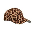 thumbnail image 4 of GDREDA Chapeaux de Soleil Unisexes Unisexes Classiques Casquette de Baseball Léopard Ajustable, Café, 4 of 6