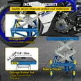 VEVOR Motorcycle Jack, Hydraulic Motorcycle Scissor Jack with 300LBS