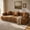 Khaki, variant on Christopher Knight Home 89.3" Modern Velvet Sofa with Throw Pillows, 3 Seats, Solid Wood Base, Khaki