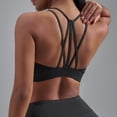 thumbnail image 4 of vdgthytj Yoga Tank Tops for Women with Built in Bra Sleeveless Crew Neck Cross Back Slim Fitted Quick Dry Gym Workout Crop Tops, 4 of 6