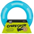 thumbnail image 3 of Fat Cat Crazy Circle Cat Toy For Solo or Interactive Play, Large 16.3" x 3.1", Blue, 3 of 10