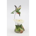 thumbnail image 4 of Ceramic Hummingbird Figurine 6in Magnolia Flower  Mom, 4 of 4