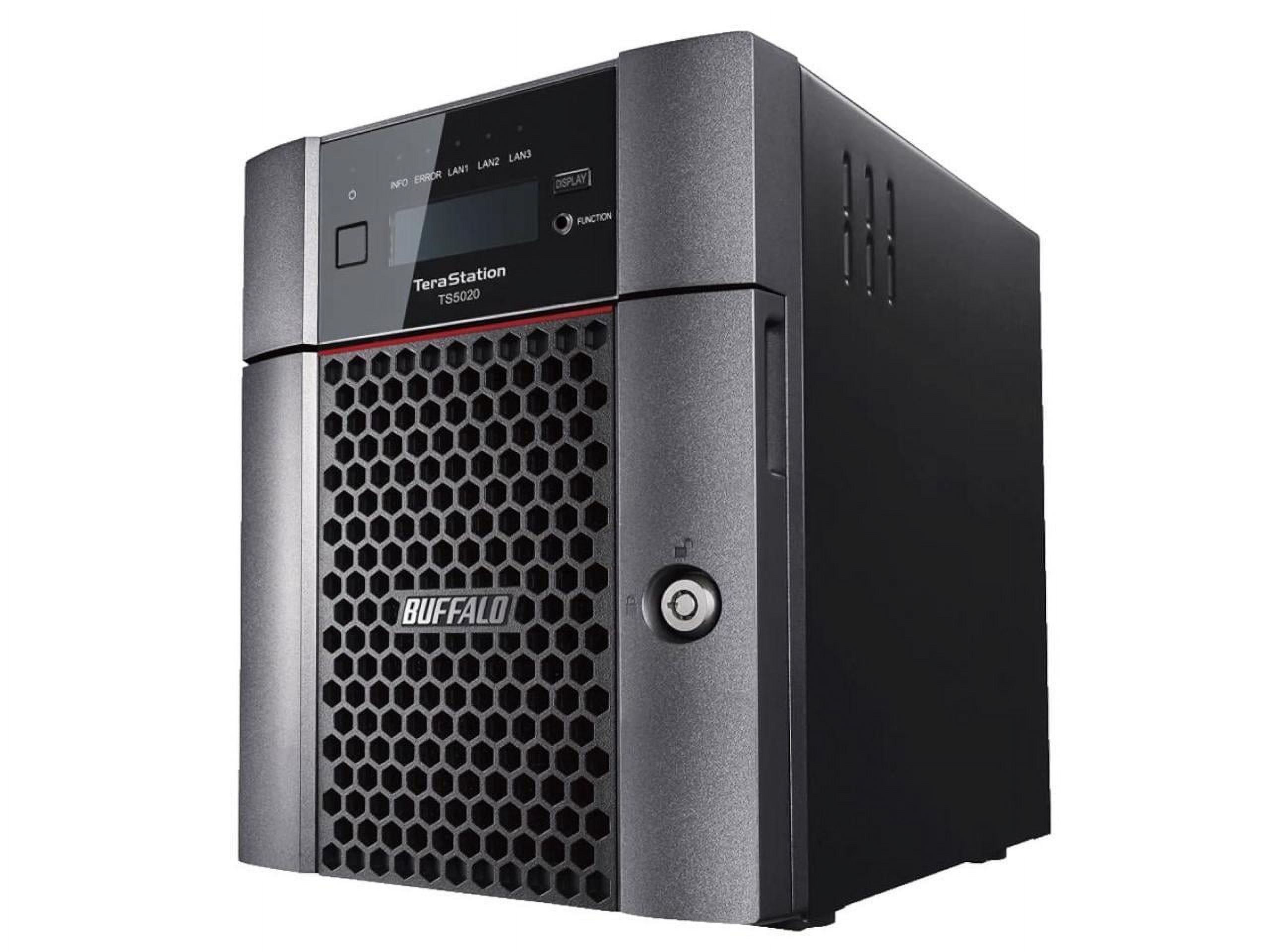 BUFFALO TeraStation 5420DN 4-Bay Secure Business Desktop NAS 16TB (4x4TB) w/ Hard Drives Included - Alpine Quad-core (4 Core) 2 GHz - 4 x HDD Supported - 4 x HDD Installed - 16 TB Installed HDD Cap...