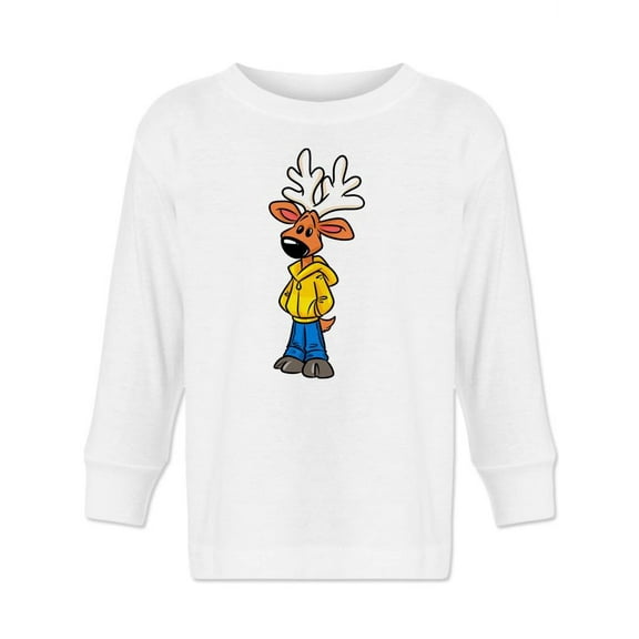 Deer With Clothes Long Sleeve Toddler -Image by Shutterstock,  4 Toddler